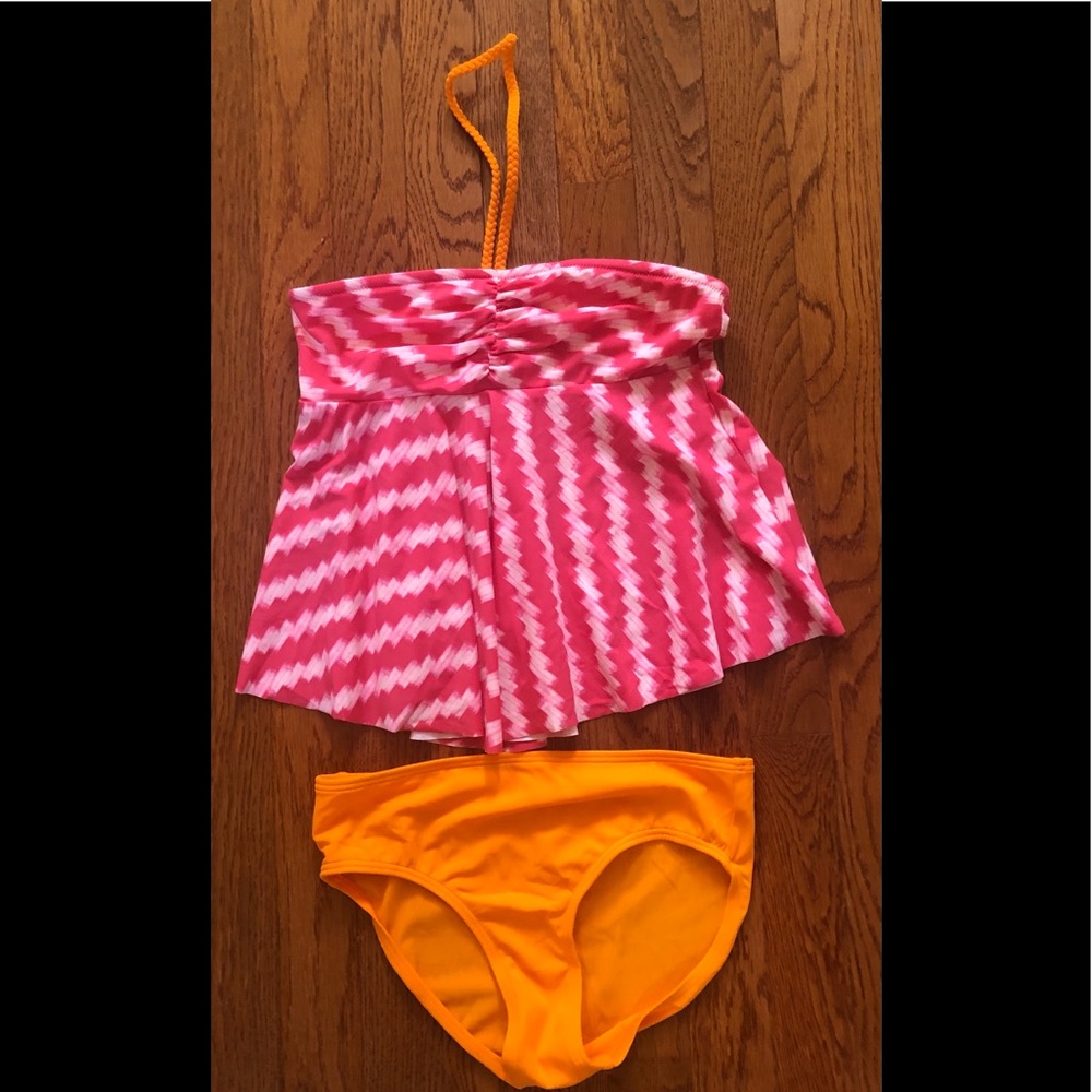 Land’s End Girls 12 swimsuit EUC